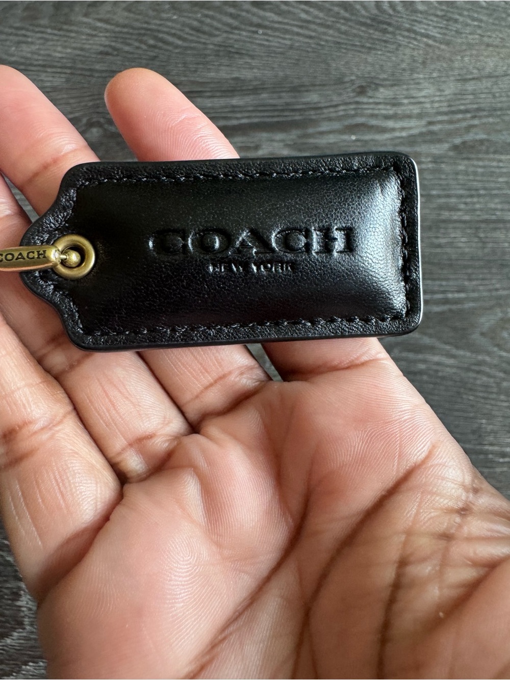COACH Pillow Tabby Hangtag